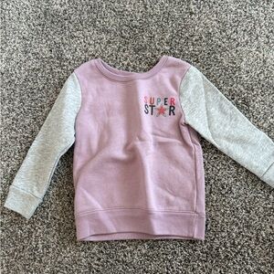 Garanimals Super Star Sweatshirt - Pink and Gray